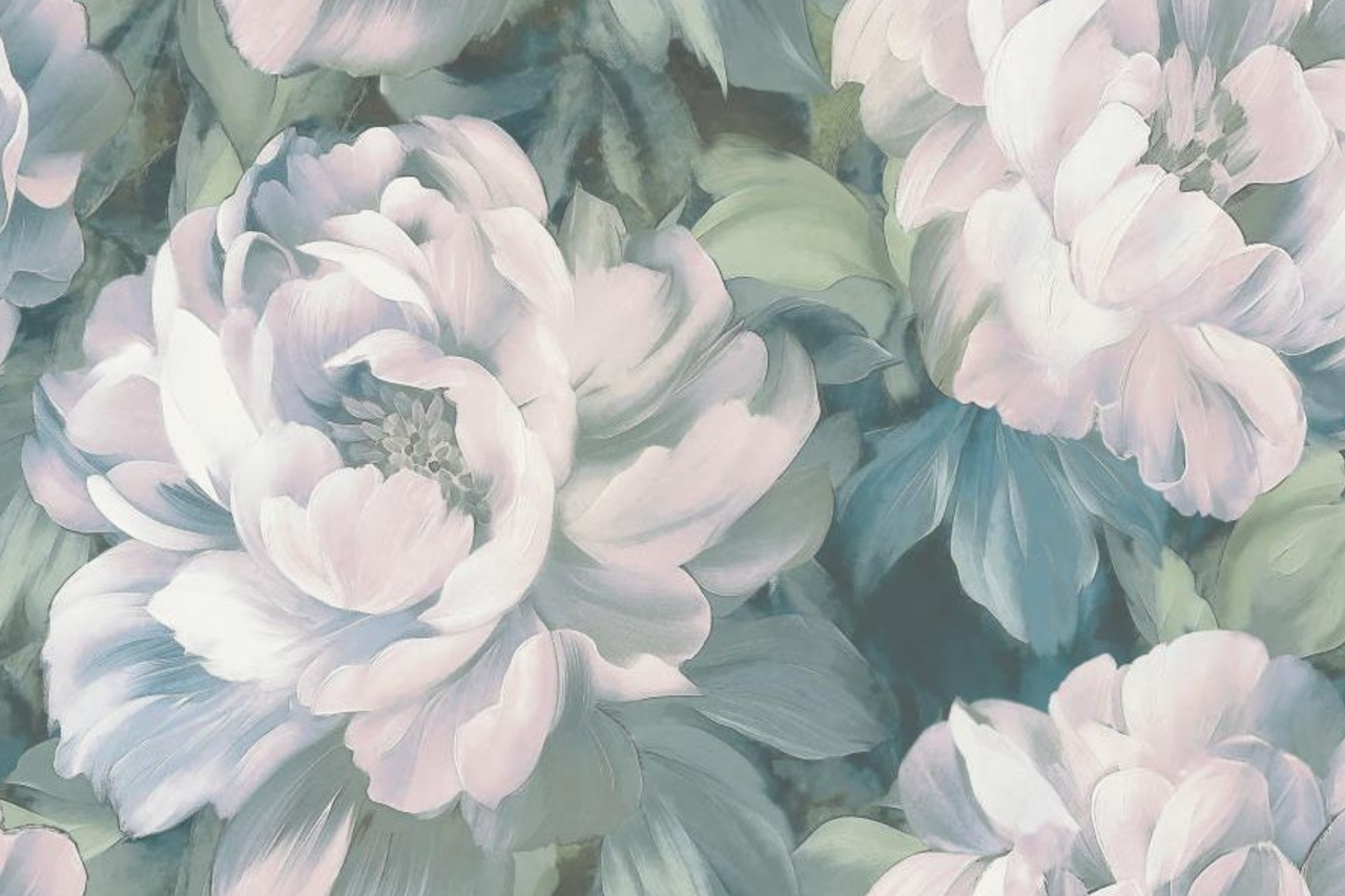 Обои флизелиновые GrandecoLife Jenny A79403 Декор винил горячего тиснения 1,06х10,05 м Розово-зеленый