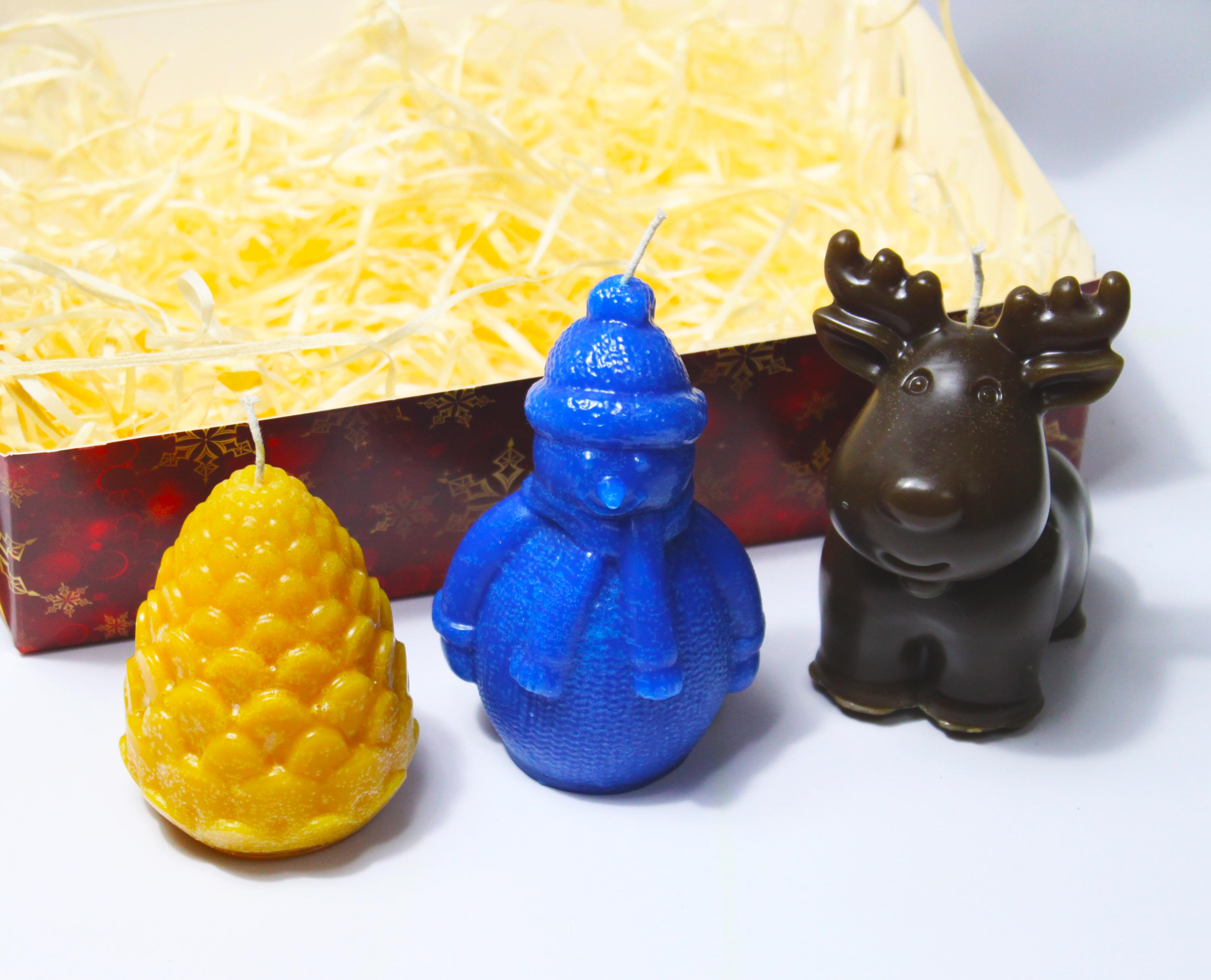 Набор свечей фигурных Neroli новогодний