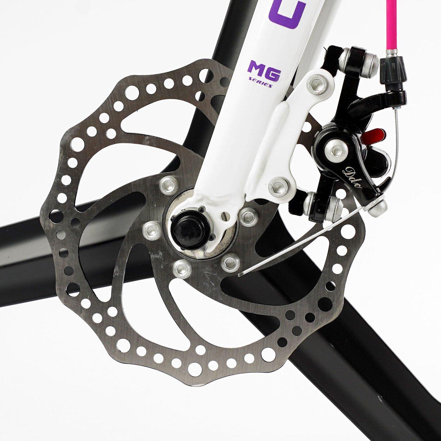 Велосипед двухколесный Corso Connect 20" детский магниевый Малиновый - фото 3