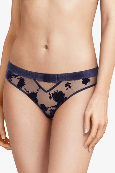 Труси Chantal Thomass р. 38 Сапфір/Прозорий (03E70)