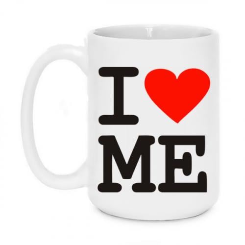 Чашка I love ME 420 мл Белый (366855-1-2096)