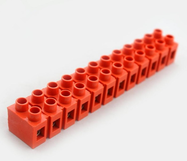 Блок клемний VOLTRONIC H2519-12P 36A 660V мідний 12 контактів дроту (13346)