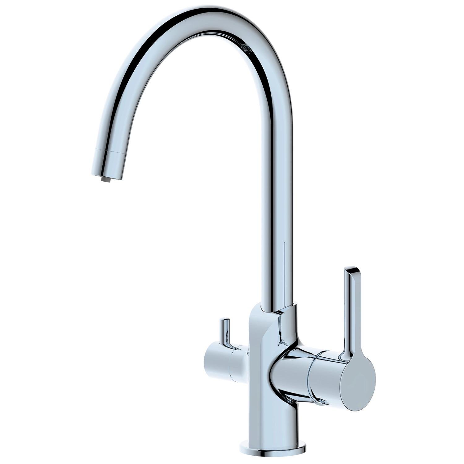 Смеситель для кухни Q-tap Grand QTGRA362CRM45667 на две воды Хром (235040) Смеситель для кухни Q-tap Grand QTGRA362CRM45667 на две воды Хром (235040)