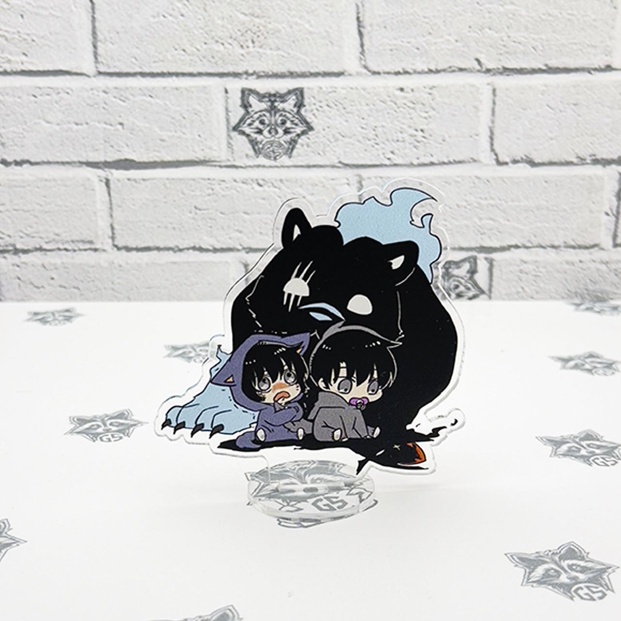 Фигурка коллекционная акриловая Chibi Аниме Solo Leveling 3 10 см (2227193693)