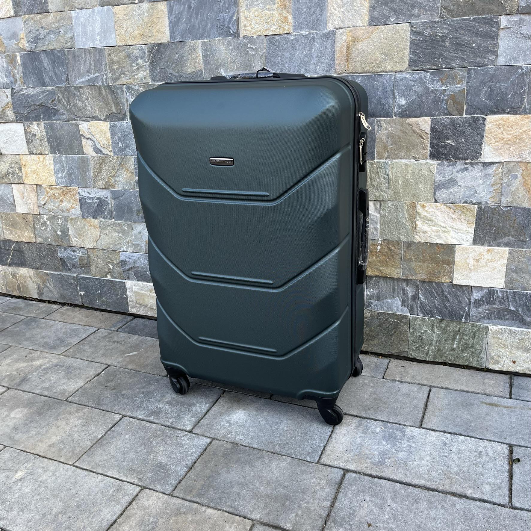 Валіза дорожня Wings 147 з полікарбонату L 75х48х30 см Зелений (10820116) - фото 7 Валіза дорожня Wings 147 з полікарбонату L 75х48х30 см Зелений (10820116) - фото 7