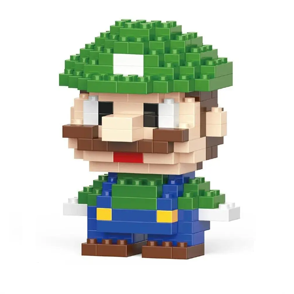 Конструктор-фигурка Bricks Пиксели Luigi Mario Brothers (2077832361)