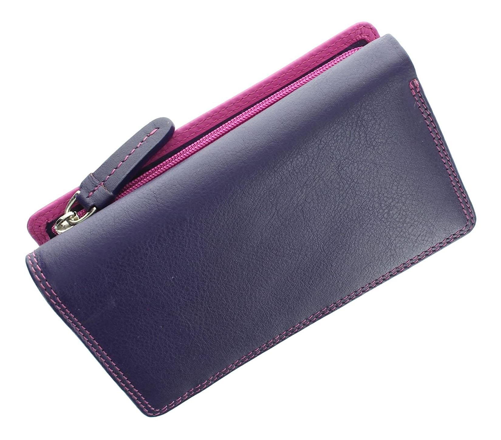 Кошелек женский кожаный Visconti RB43 - Bora Berry multi