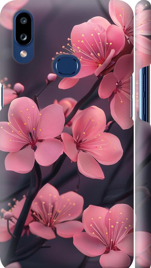 Чехол на Samsung Galaxy A10s A107F Пурпурная сакура (6075m-1776-42517)