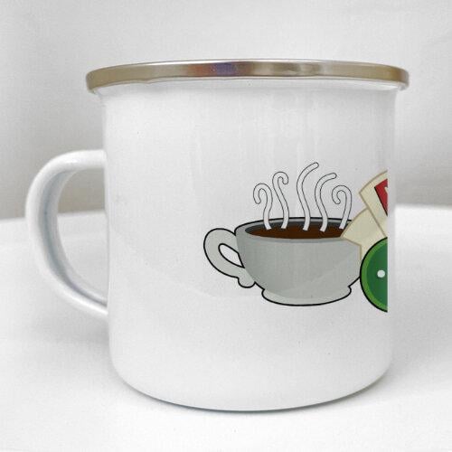 Кружка металлическая Camper "Central perk" 250 мл (KRM_23S032)