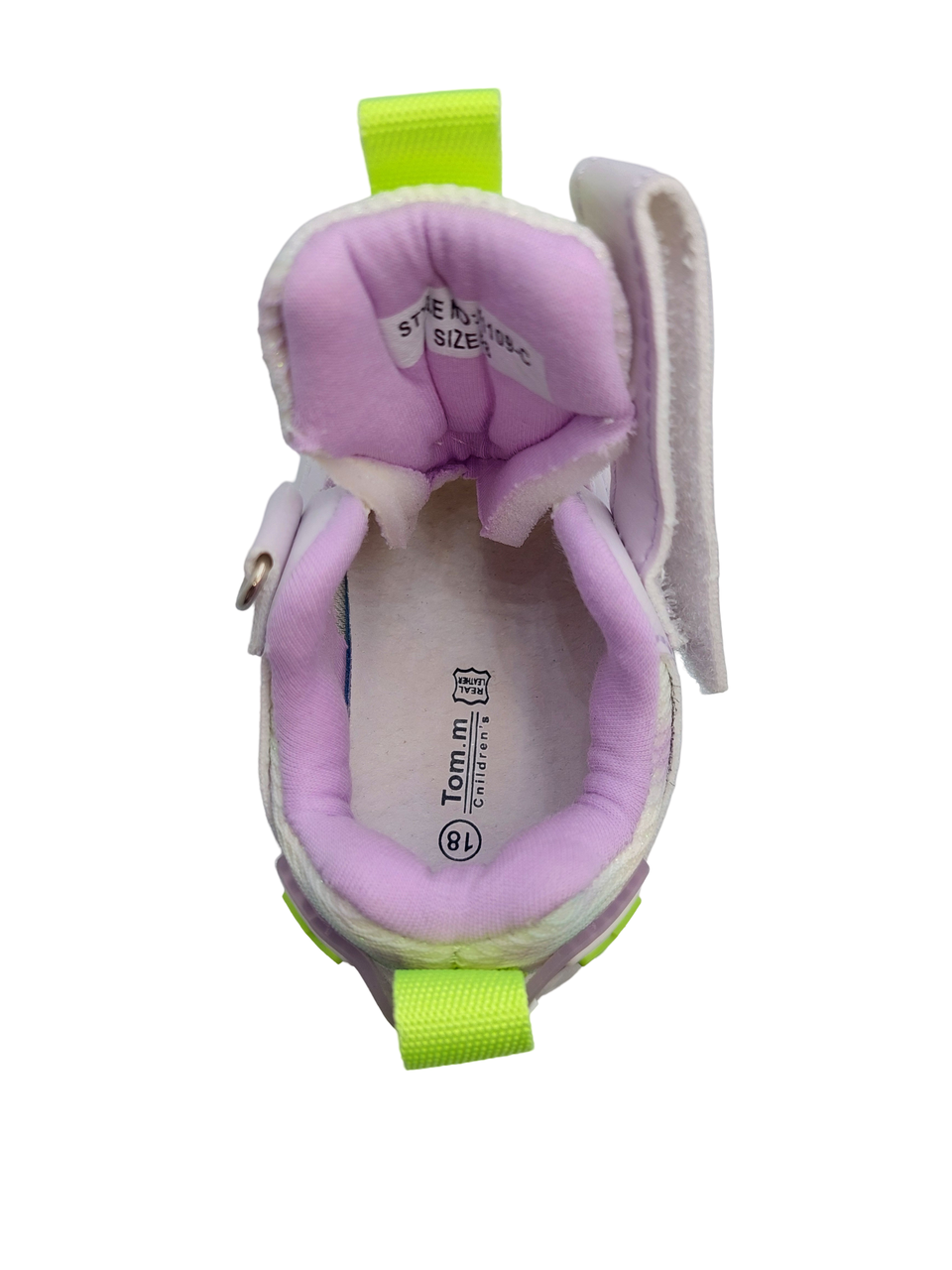 Кроссовки для девочек Tom.m 111099/18 р. 18 Сиреневый - фото 2 Кроссовки для девочек Tom.m 111099/18 р. 18 Сиреневый - фото 2