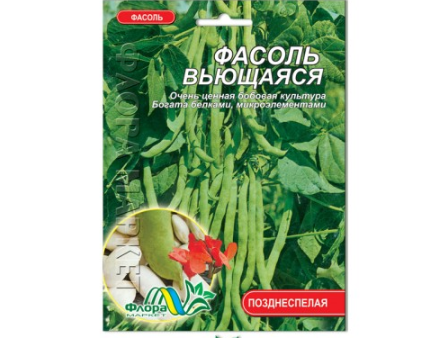 Семена фасоли кудрявая позднеспелая 10 г (27306)