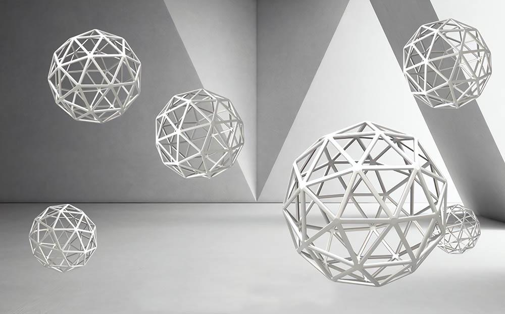 Фотообои Artside Серые шары (2050120214) Фотообои Artside Серые шары (2050120214)