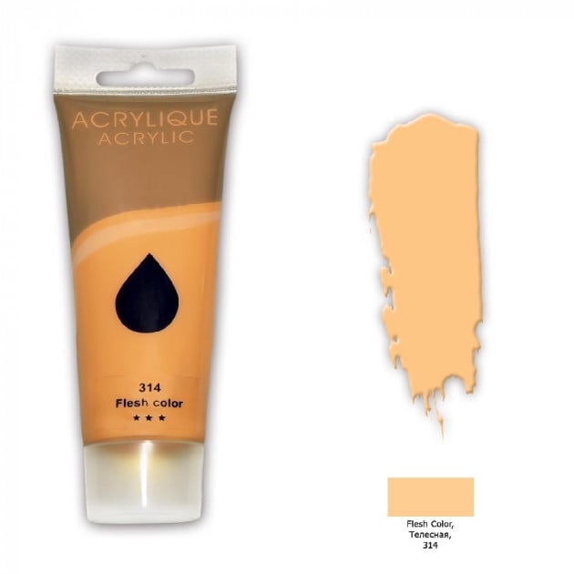 Краска акриловая Memory professional 75 мл Телесный