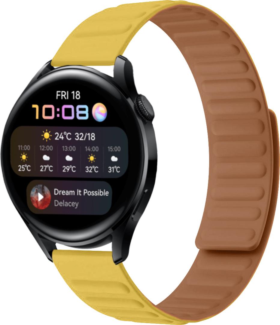 Ремешок Magneter для Huawei Watch 3 Yellow (26646-0A)