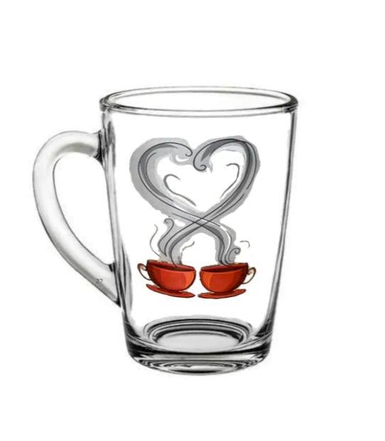 Кружка Helios 8141/1334 Капучино Coffe Time декор 4 Mix 300 мл