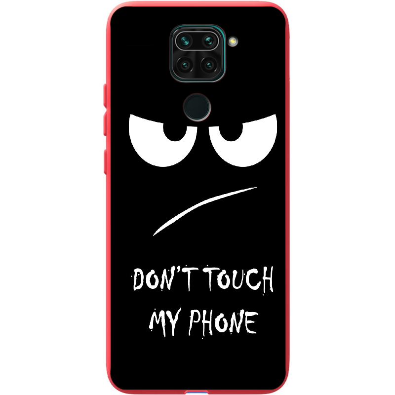 Чохол Boxface Xiaomi Redmi Note 9 Don't Touch my Phone Червоний силікон  (39801-up535-41193)