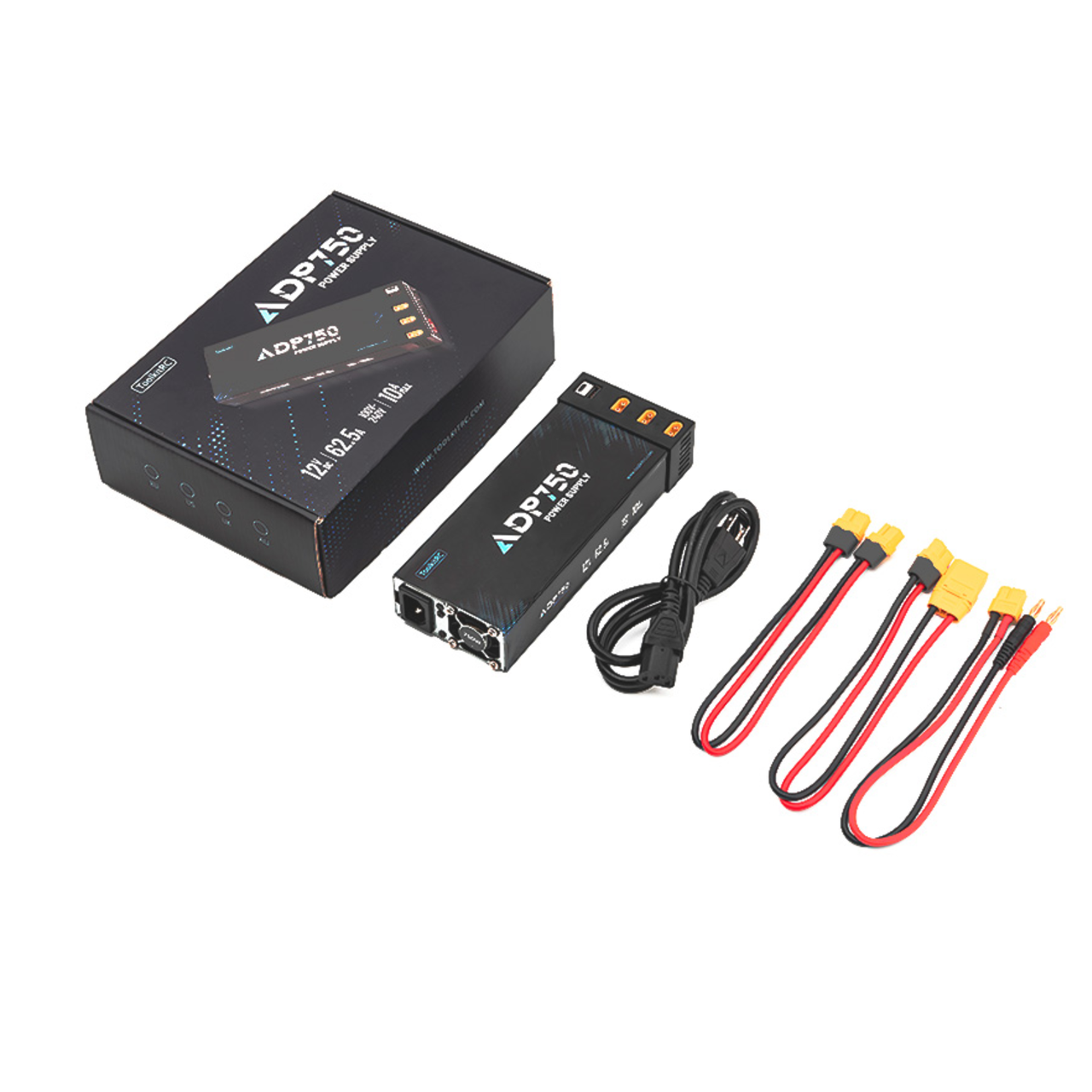 Блок питания ToolkitRC ADP750 750W 12V 62.5A XT60 для зарядки и питания RC-оборудования (31580144)