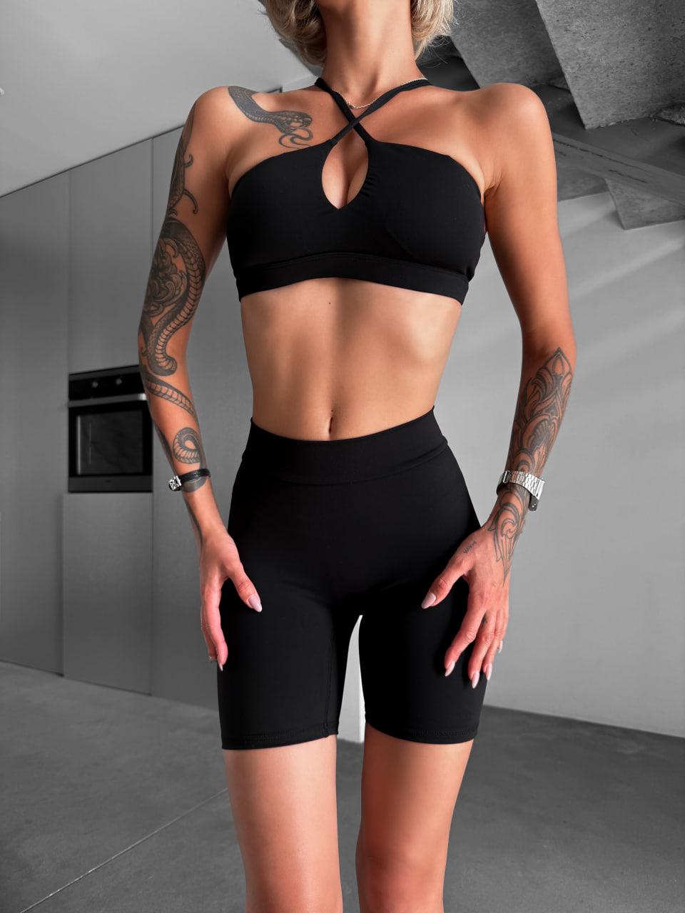 Шорти Brazilian з V-поясом та ефектом пуш-ап M Чорний (VSH01M) - фото 4 Шорти Brazilian з V-поясом та ефектом пуш-ап M Чорний (VSH01M) - фото 4