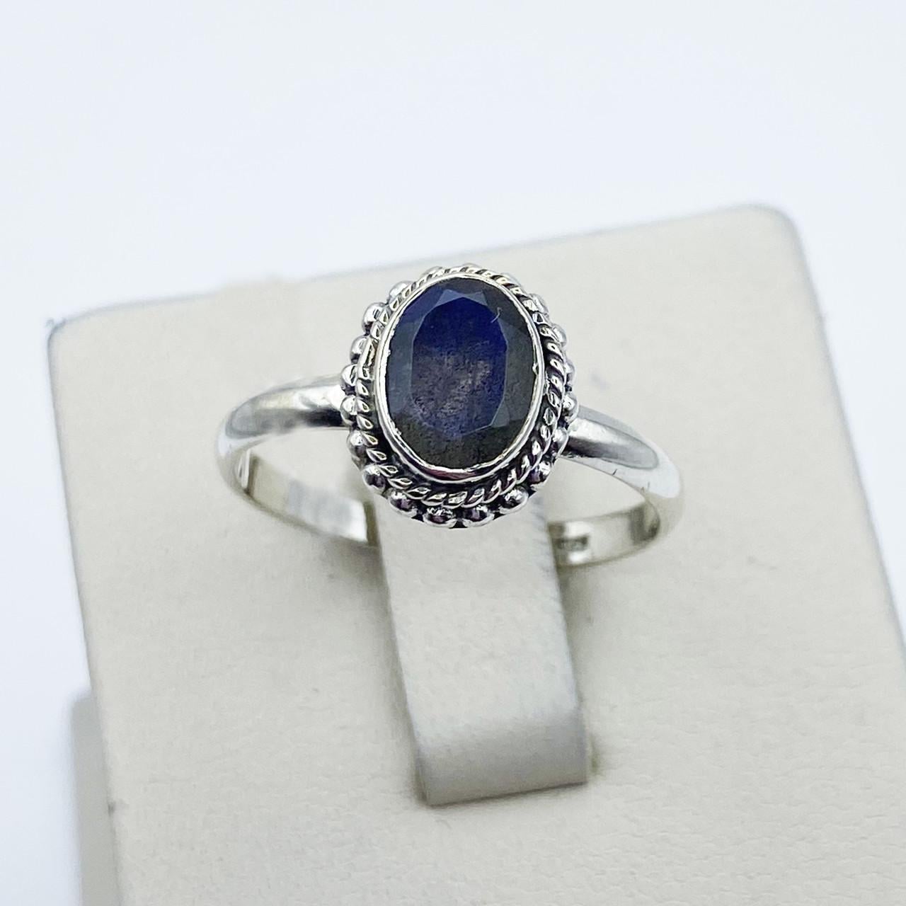 Кольцо серебряное с лабрадором р. 19 2,91 г (2355217477) Кольцо серебряное с лабрадором р. 19 2,91 г (2355217477)