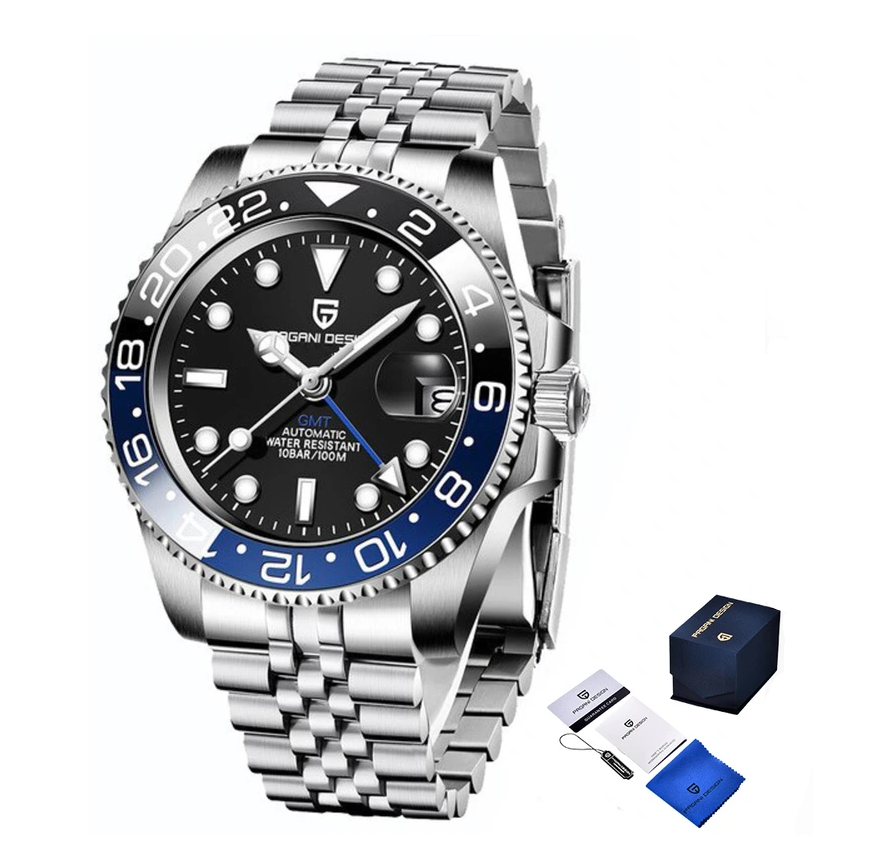 Наручний годинник Pagani Design PD-1662 Silver/Black