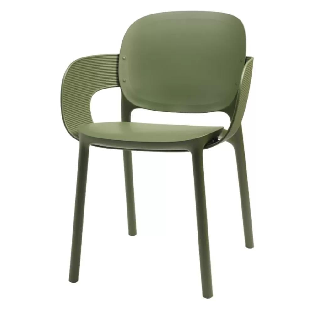Стул HUG с подлокотниками Оливковый (99968) Стул HUG с подлокотниками Оливковый (99968)