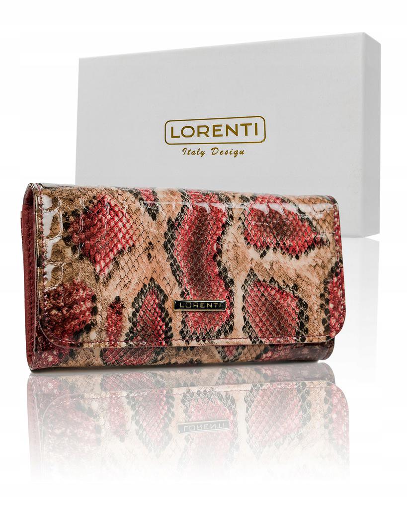 Кошелек женский кожаный LORENTI 76110-DR-RFID-6796 Красный