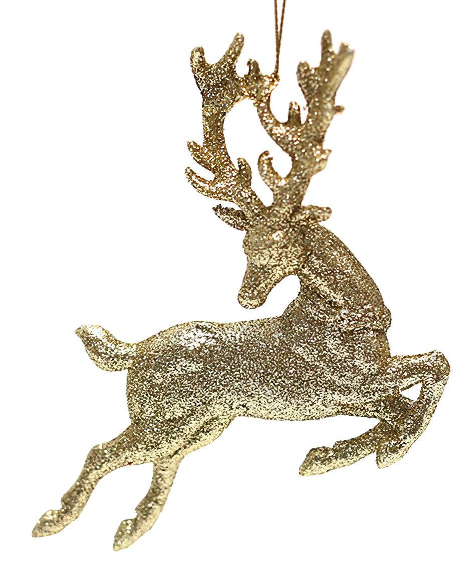 Новогодняя подвеска BonaDi Олень 13х10,5 см (788-301)