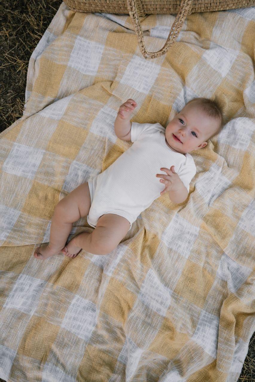 Боди детское интерлок рубчик с коротким рукавом 68 см Молочный (2685932075) - фото 1 Боди детское интерлок рубчик с коротким рукавом 68 см Молочный (2685932075) - фото 1