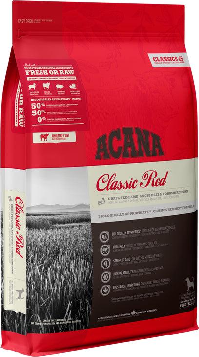 Сухий корм Acana Classic Red для собак усіх порід та вікових груп на основі червоного м'яса ягняти яловичини свинини 2 кг (a56120) (64992561208)