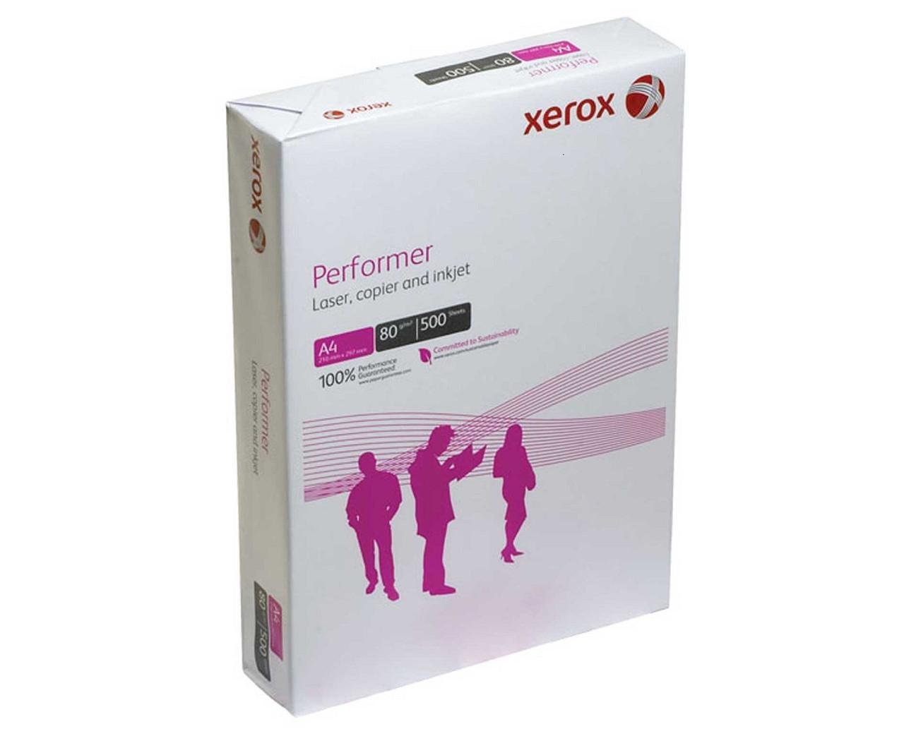 Офисная бумага Xerox Performer А4 80 г/м2 500 л. (26454800) - фото 1 Офисная бумага Xerox Performer А4 80 г/м2 500 л. (26454800) - фото 1