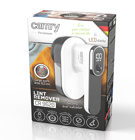 Машинка для удаления катышек Camry CR 9620 с LCD-дисплеем (2231180978) - фото 7 Машинка для удаления катышек Camry CR 9620 с LCD-дисплеем (2231180978) - фото 7