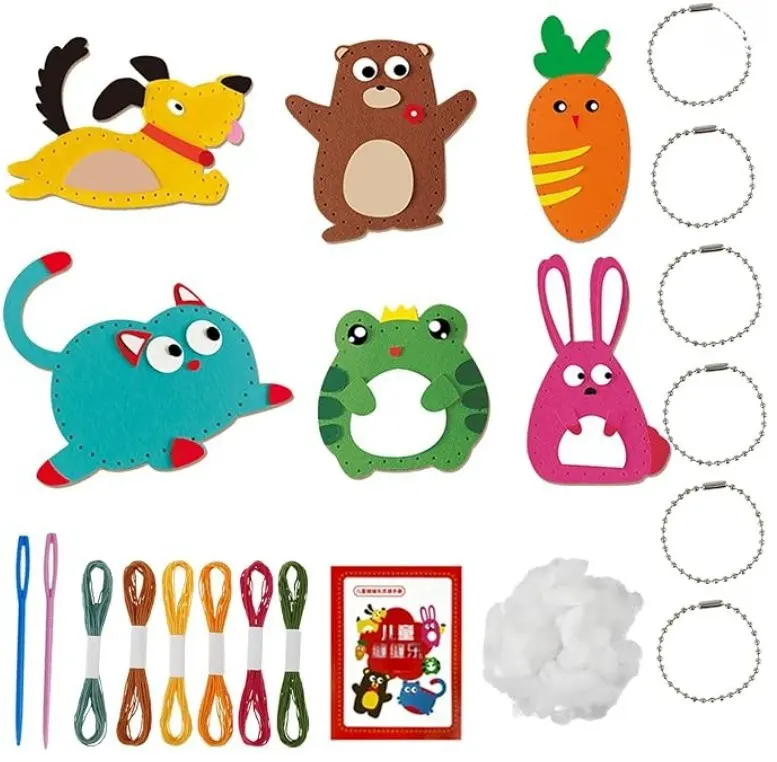 Набор для творчества L00193-1 Мягкие игрушки из фетра с наполнителем и аксессуарами 6 шт. Набор для творчества L00193-1 Мягкие игрушки из фетра с наполнителем и аксессуарами 6 шт.