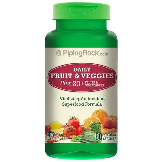 Смесь экстрактов Piping Rock Super Fruits and Veggies 60 Veg Caps