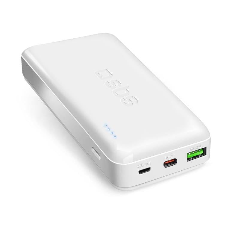Повербанк SBS Powerbank 20000 mAh White (TTBB20000PD20W)