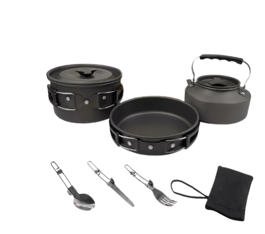 Набор посуды туристический №1 Camping Cookware GL-C03 (211020236)