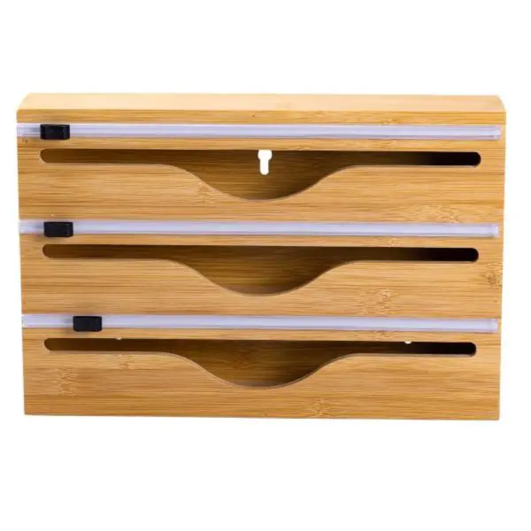 Диспенсер для пищевой пленки фольги и пергаментной бумаги с резаком - фото 2