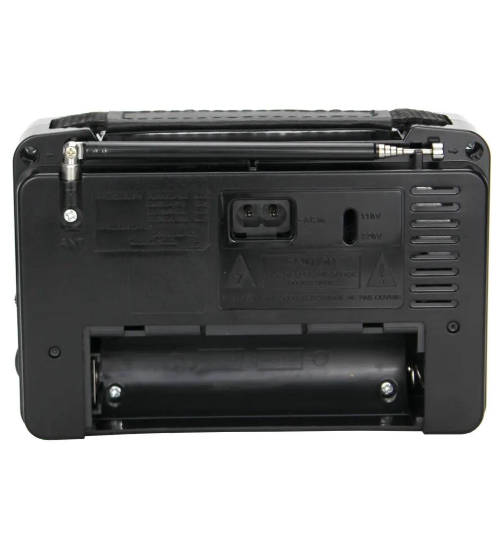 Радиоприемник переносной Golon RX-608 от сети 220 В/батареек (24403275) - фото 4