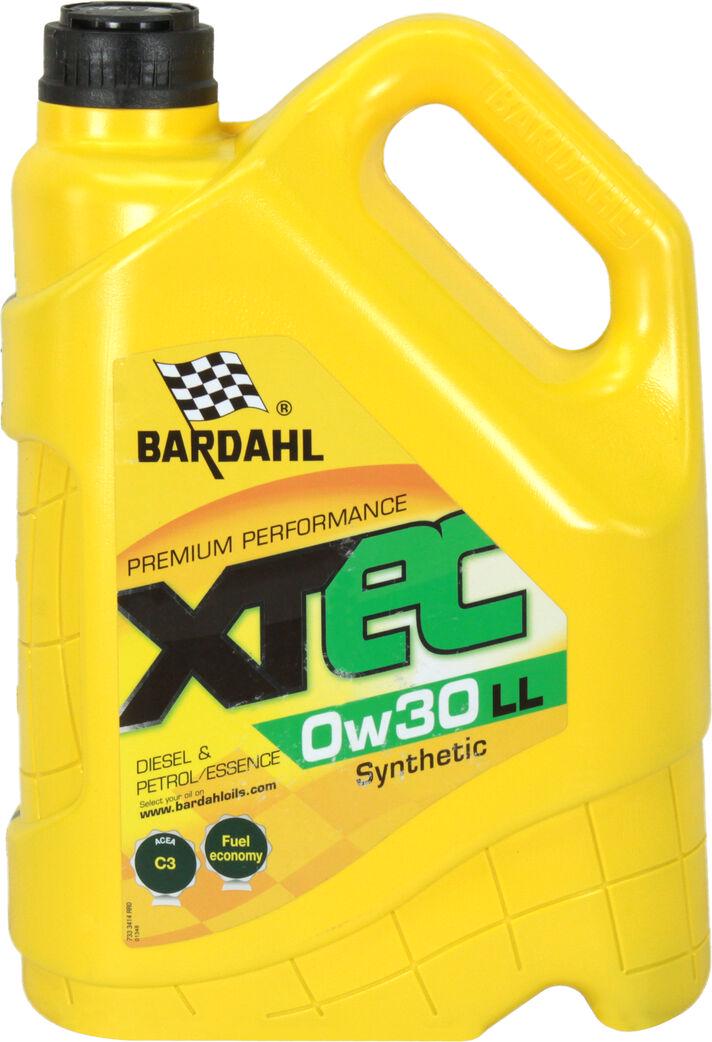 Моторне мастило бензин/дизель Bardahl 0W-30 XTEC LL 5 л (34143)