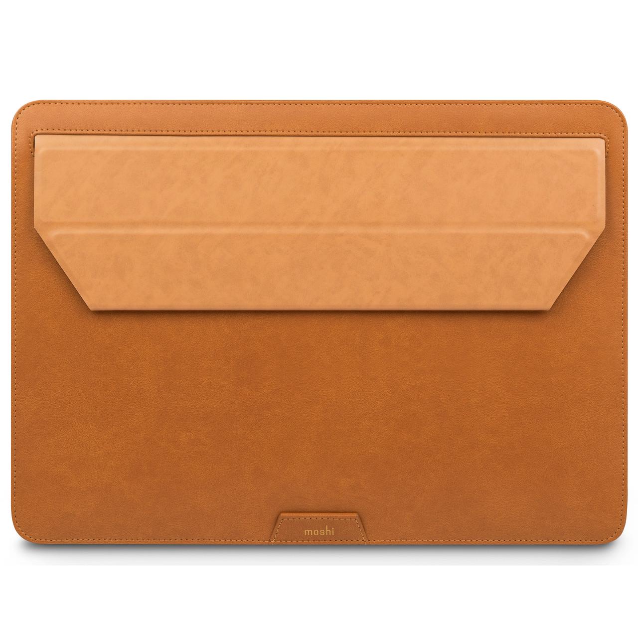 Чехол конверт Moshi Muse 14" 3-in-1 Slim Laptop Sleeve for MacBook Pro 14", Caramel Brown (99MO034752)