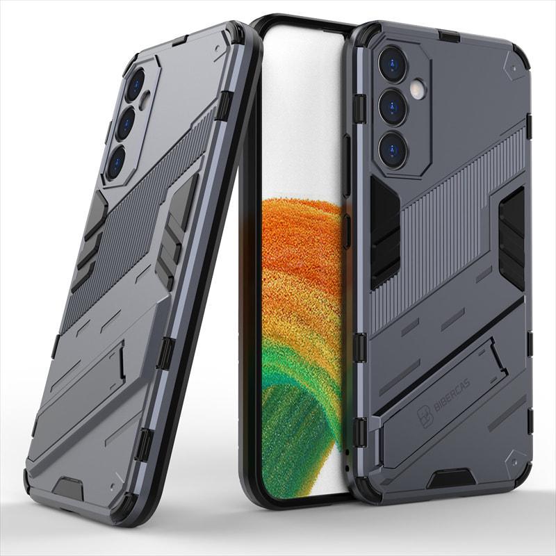 Защитный чехол BIBERCAS для Samsung Galaxy A04s A047 (с подставкой) Grey (31141-33)