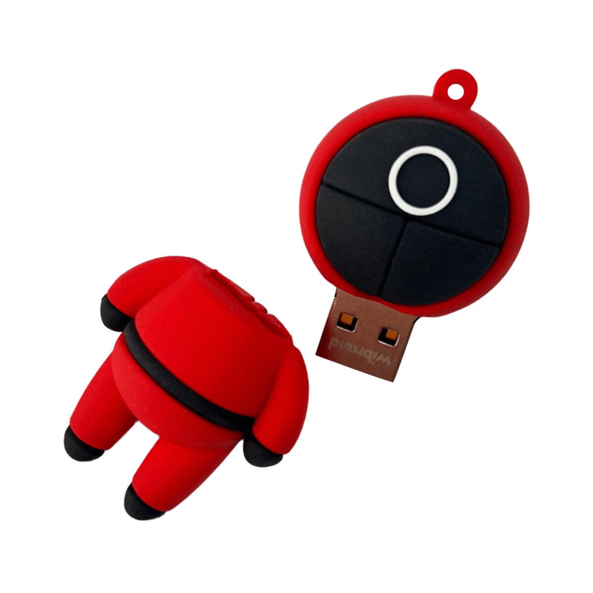Флеш-пам'ять Wibrand Squid Game 16 GB USB 2.0 Red (WI2.0/SG16R) - фото 3