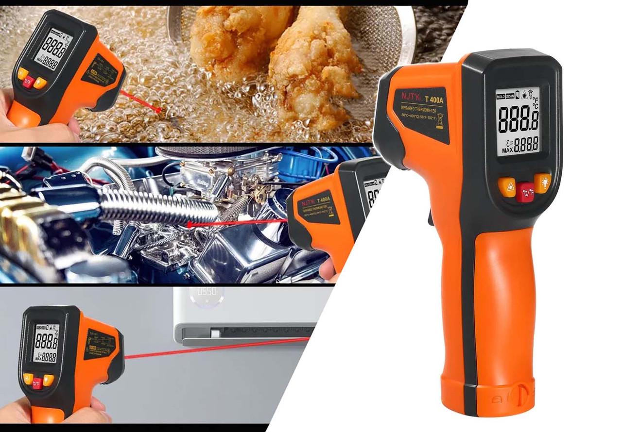 Пирометр T400 -50 до 400 °C Yellow - фото 2