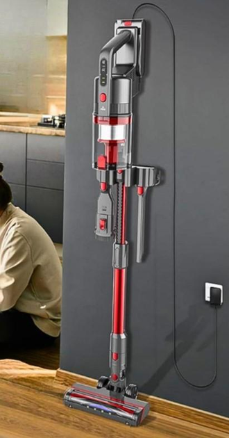 Пилосос бездротовий Rainberg RB-2296 2500 Вт з HEPA фільтром Червоний (GR-05085) - фото 2 Пилосос бездротовий Rainberg RB-2296 2500 Вт з HEPA фільтром Червоний (GR-05085) - фото 2