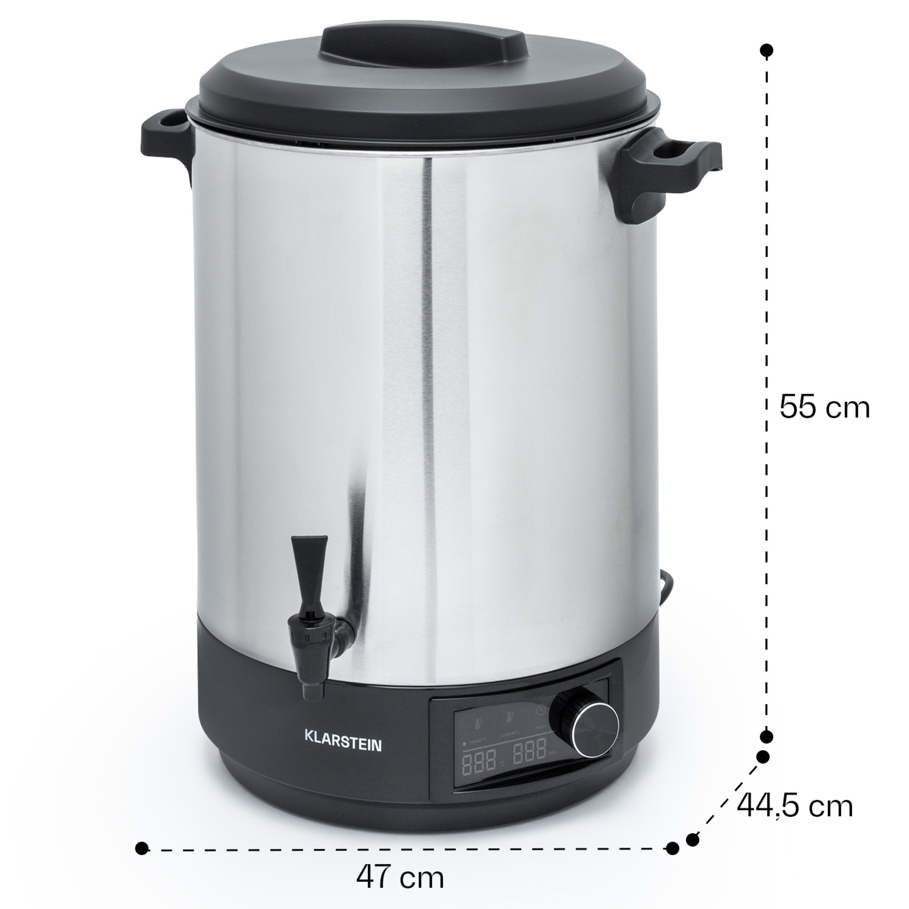Термопот-стерилизатор KLARSTEIN Abbey для консервирования 40 л (10041839) - фото 7 Термопот-стерилизатор KLARSTEIN Abbey для консервирования 40 л (10041839) - фото 7