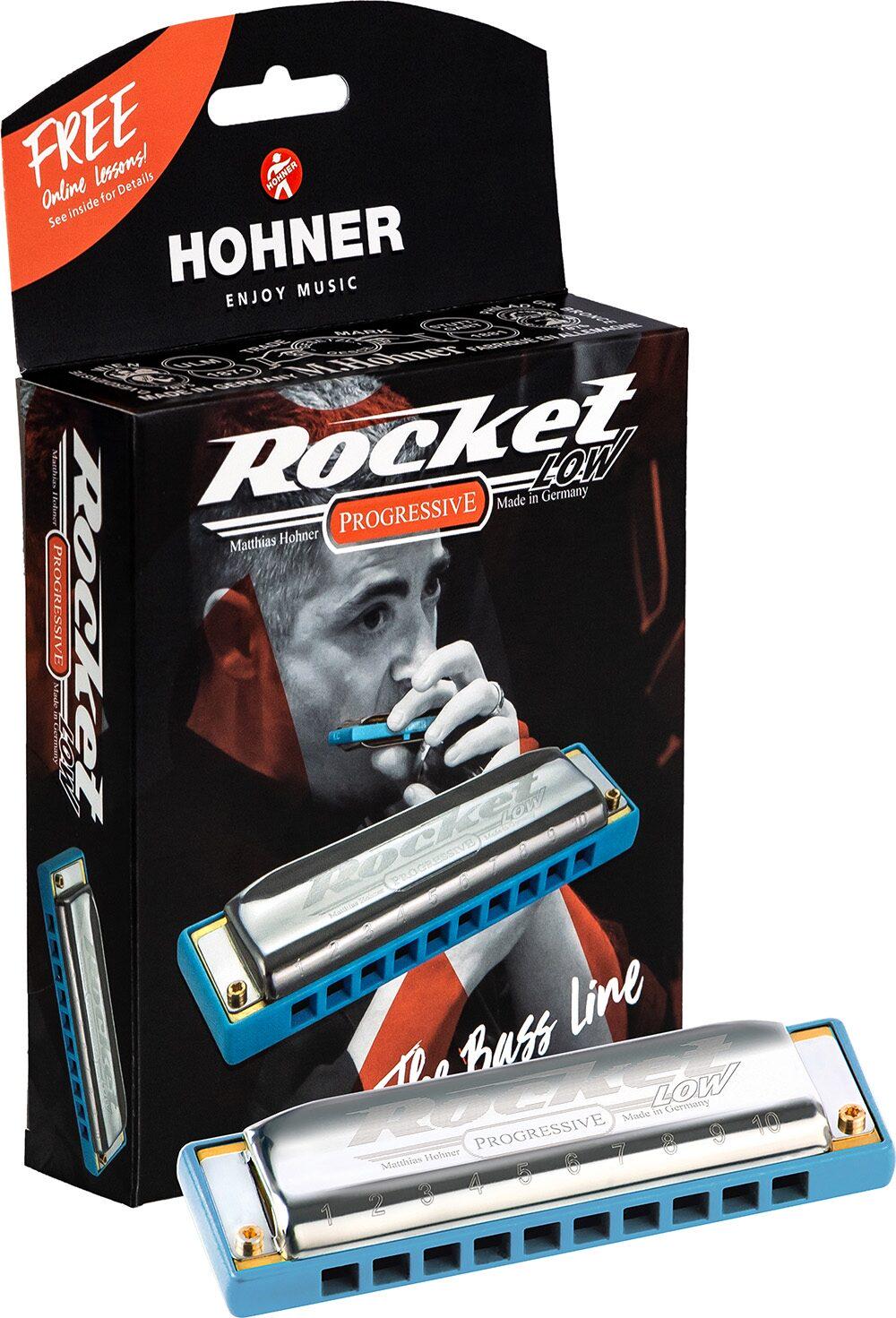 Губная гармошка Hohner Progressive Rocket LOW M201697X Low C-major (125989) - фото 4