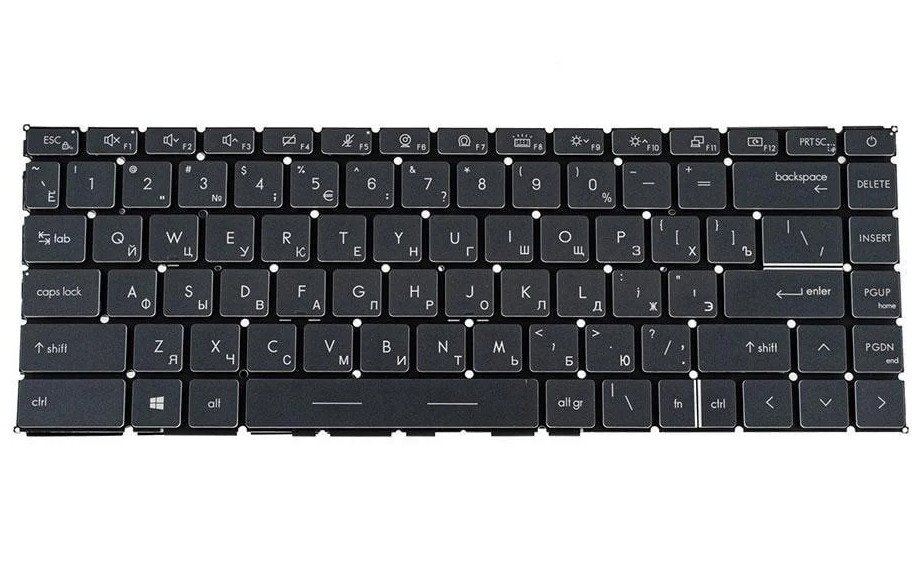 Клавіатура для ноутбука MSI Modern 14 B rus/підсвічування клавіш Чорний (184951)