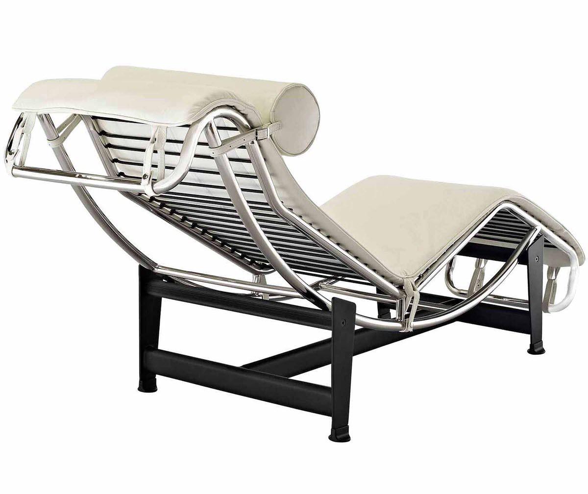 Шезлонг Лекор кожзам нержавеющая сталь Белый (30562571) - фото 2 Шезлонг Лекор кожзам нержавеющая сталь Белый (30562571) - фото 2