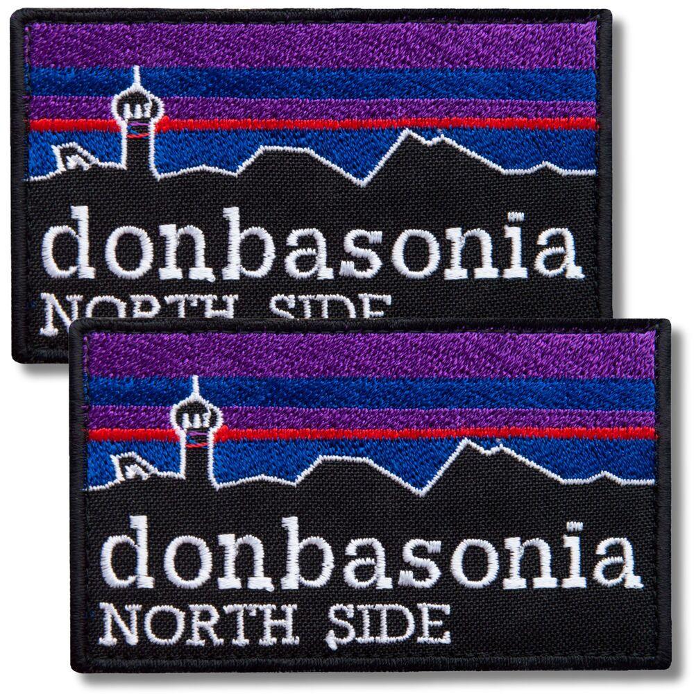 Набір шевронів на липучці "Donbasonia North Side" 6х10 см 2 шт. (2318781282)