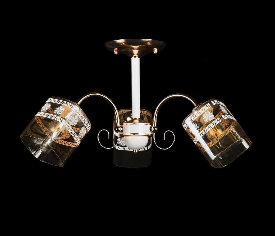 Люстра с плафонами Splendid Ray (L9705A/3 FG+WHI)