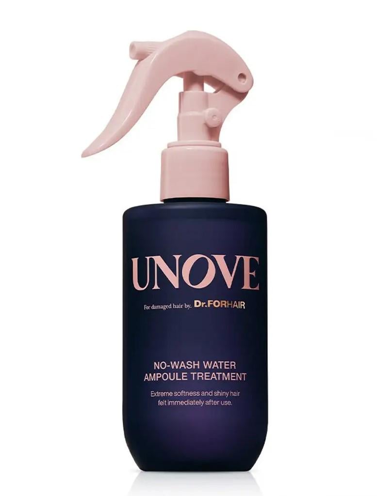 Спрей-уход для защиты и восстановления поврежденных волос UNOVE No-Wash Water Ampoule T